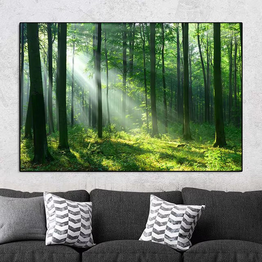 Resin Art Wallpaper - Phare bricolage diamant peinture chemin dans