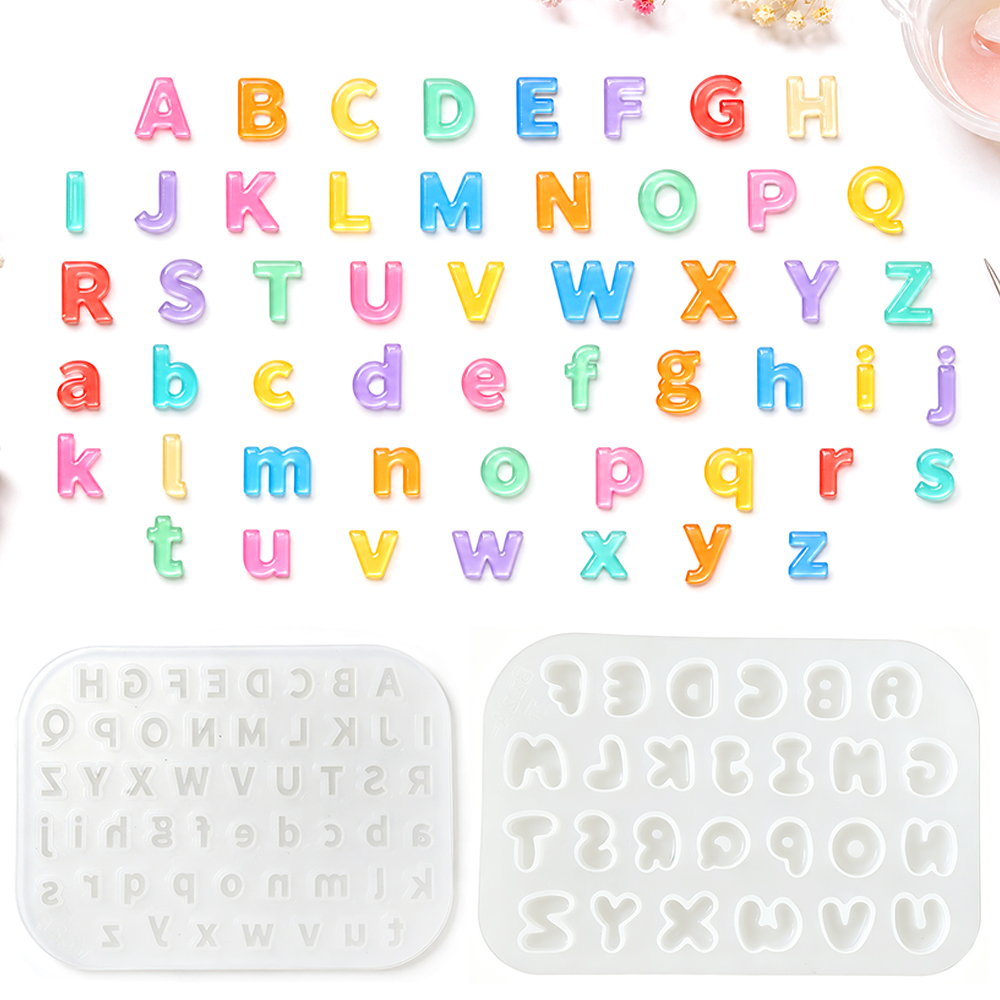 S0321 Mini moule en silicone p - Resin Art Alphabet avis et prix