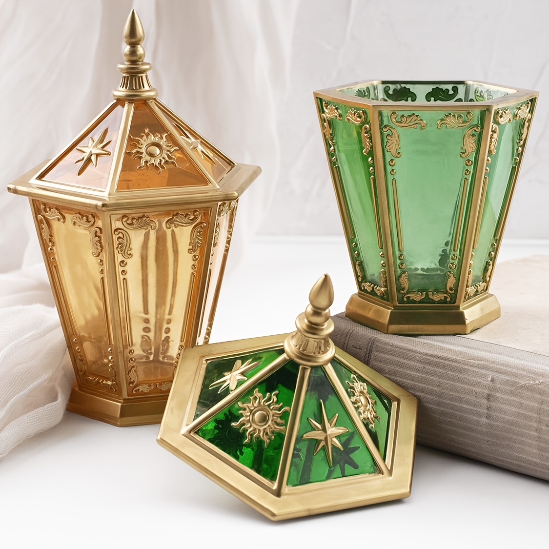 Bouteille hexagonale étoile et - Resin Art Case avis et prix