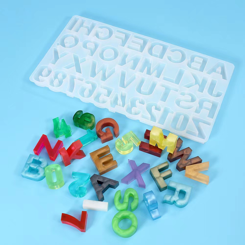 Moule en résine époxy cristal  - Resin Art Alphabet avis et prix
