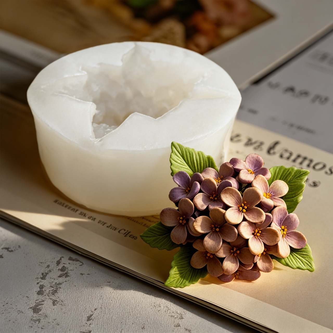 Moules en silicone 3D en deux  - Resin Art Rose avis et prix